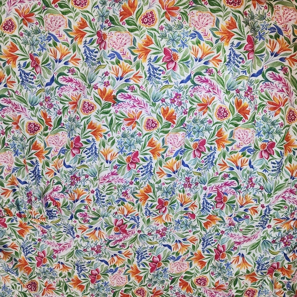 Jones New York Linen Blend Floral Blouse 3x - Picture 7 of 11